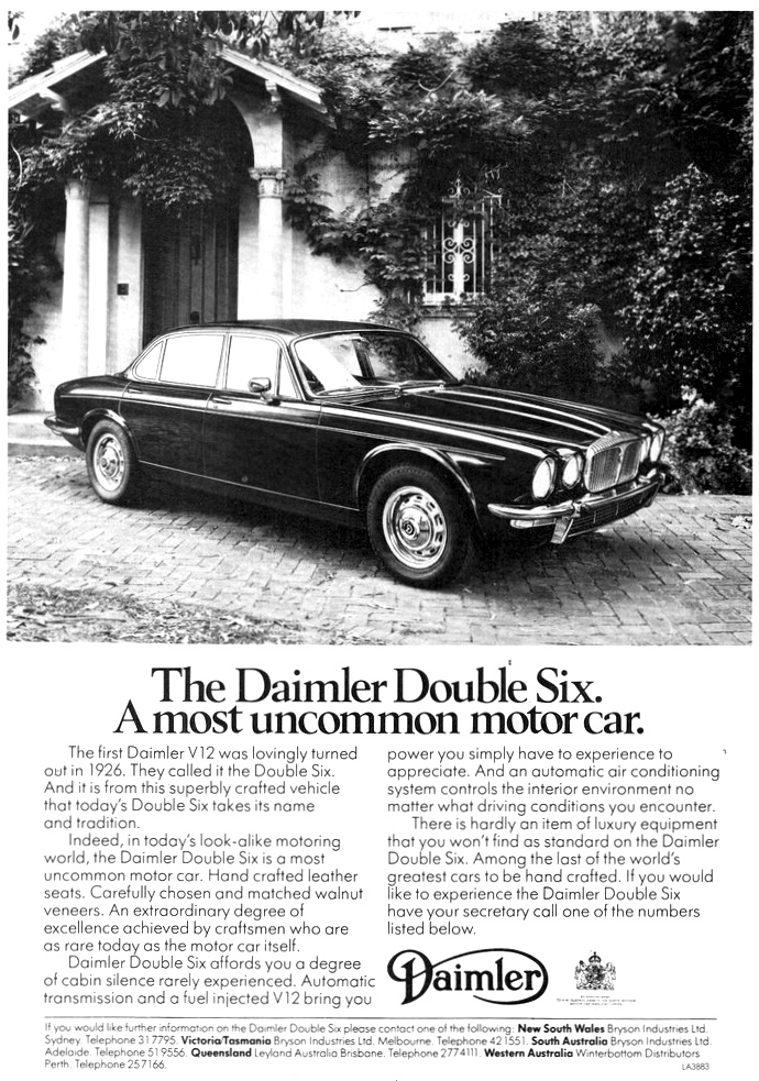 1977 Daimler Double Six V12